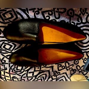 Vionic Willa Slip on flats, size 9.5 wide, black onyx